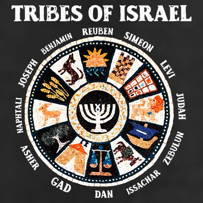 12 Twelve Tribes Of Israel Hebrew Israelite Judah Jerusalem 7 Panel Mesh Trucker Snapback Hat