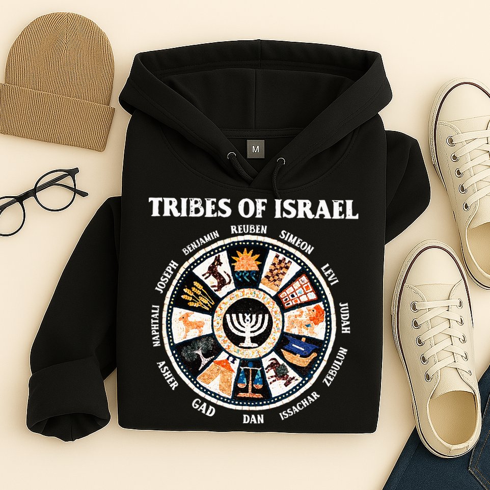 12 Twelve Tribes Of Israel Hebrew Israelite Judah Jerusalem Hoodie