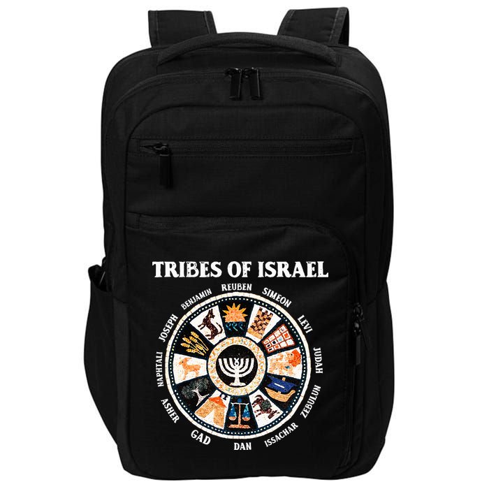 12 Twelve Tribes Of Israel Hebrew Israelite Judah Jerusalem Impact Tech Backpack