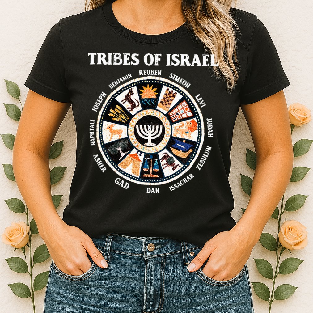 12 Twelve Tribes Of Israel Hebrew Israelite Judah Jerusalem Womens T-Shirt