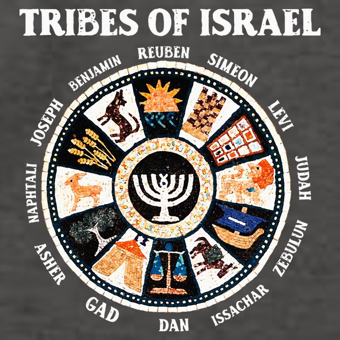 12 Twelve Tribes Of Israel Hebrew Israelite Judah Jerusalem Vector Backpack