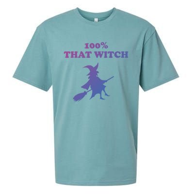 100% That Witch Meaningful Gift Sueded Cloud Jersey T-Shirt