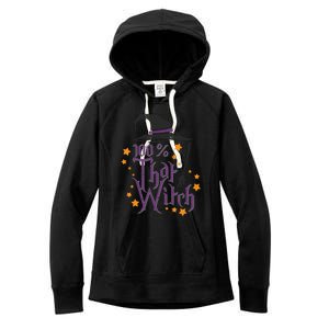 100% That Witch Gift Women's Fleece Hoodie