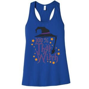 100% That Witch Gift Women's Racerback Tank