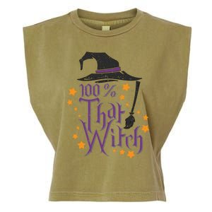 100% That Witch Gift Garment-Dyed Women's Muscle Tee