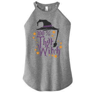 100% That Witch Gift Women's Perfect Tri Rocker Tank