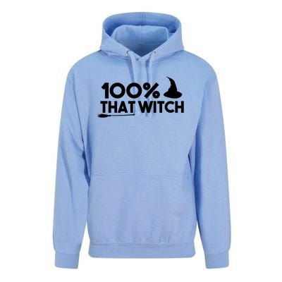 100% That Witch Truth Gift Unisex Surf Hoodie