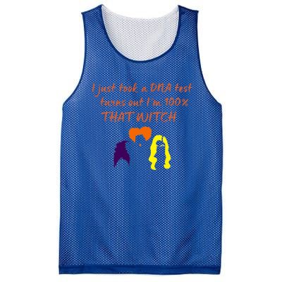 100% That Witch Three Witches Design Halloween Theme Dna Gift Mesh Reversible Basketball Jersey Tank