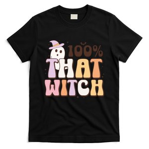 100% That Witch Halloween Ghost Funny Kids T-Shirt