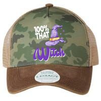 100% That Witch Funny Halloween Legacy Tie Dye Trucker Hat