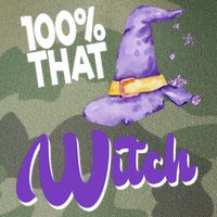 100% That Witch Funny Halloween Legacy Tie Dye Trucker Hat