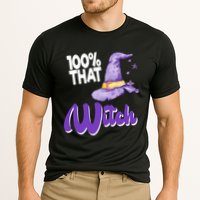 100% That Witch Funny Halloween Cooling Performance Crew T-Shirt