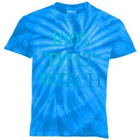 100% That Witch Funny Halloween Gift Kids Tie-Dye T-Shirt