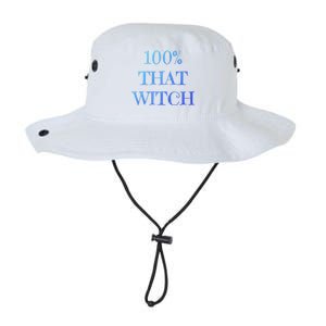 100% That Witch Funny Halloween Gift Legacy Cool Fit Booney Bucket Hat