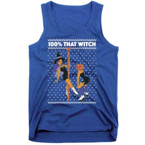 100% That Witch Funny Twerking Halloween Witches Funny Gift Tank Top