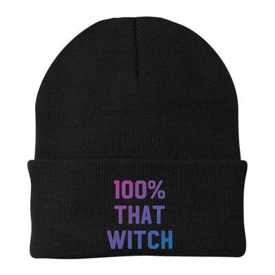 100% That Witch Gift For Halloween Lovers Witch Themed Gift Funny Gift Beanie