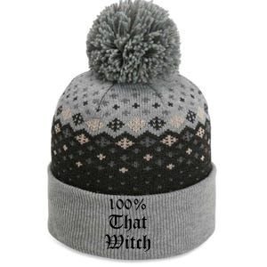 100% That Witch Gift The Baniff Cuffed Pom Beanie