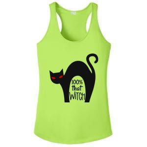 100% That Witch Cool Gift Ladies PosiCharge Competitor Racerback Tank