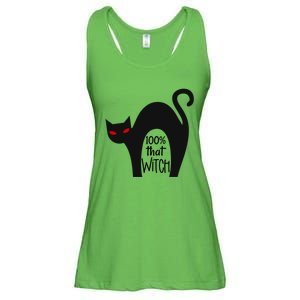 100% That Witch Cool Gift Ladies Essential Flowy Tank