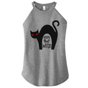 100% That Witch Cool Gift Women's Perfect Tri Rocker Tank