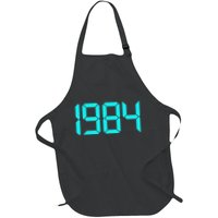 1984 The Year 1984 1980s 80s Number 1984 On A Led Lcd Full-Length Apron With Pockets