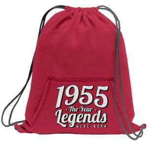 1955 The Year Legends Were Born Sweatshirt Cinch Pack Bag