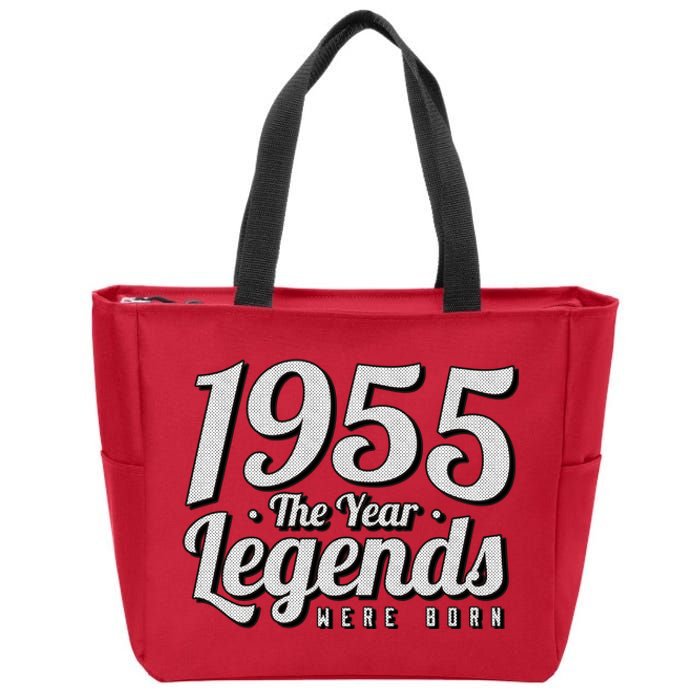 1955 The Year Legends Were Born Zip Tote Bag