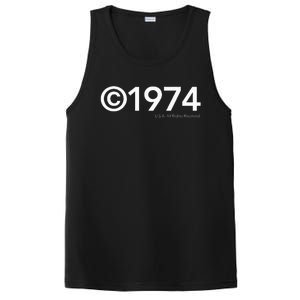 1974 U.S.A. All Rights Reserved. Birthday Year PosiCharge Competitor Tank