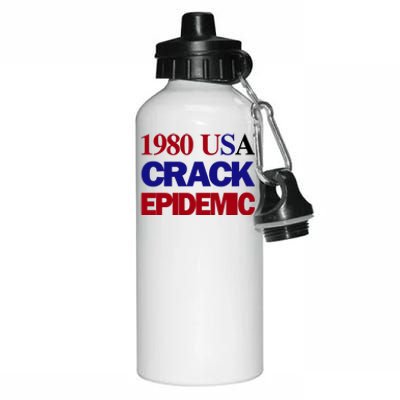 1980 Usa Crack Epidemic Aluminum Water Bottle 