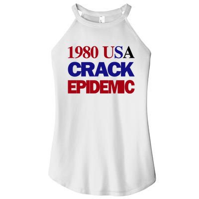 1980 Usa Crack Epidemic Women’s Perfect Tri Rocker Tank