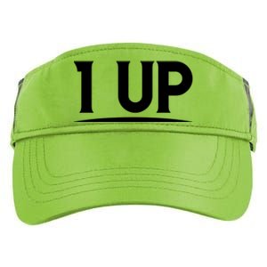 1 UP Funny Fathers Day T Adult Drive Performance Visor