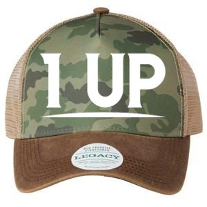 1 UP Funny Fathers Day T Legacy Tie Dye Trucker Hat