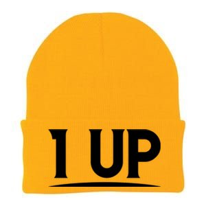 1 UP Funny Fathers Day T Knit Cap Winter Beanie