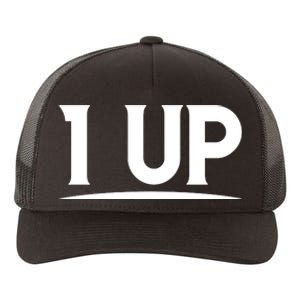 1 UP Funny Fathers Day T Yupoong Adult 5-Panel Trucker Hat