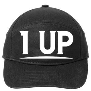 1 UP Funny Fathers Day T 7-Panel Snapback Hat