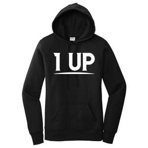 1 UP Funny Fathers Day T Women's Pullover Hoodie