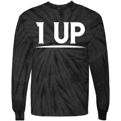 1 UP Funny Fathers Day T Tie-Dye Long Sleeve Shirt