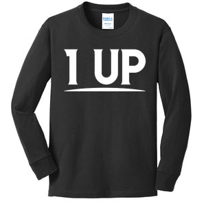 1 UP Funny Fathers Day T Kids Long Sleeve Shirt