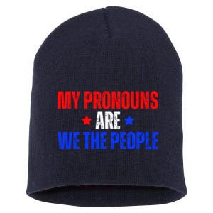 1776 Usa Gifts For American Patriots We The People Short Acrylic Beanie