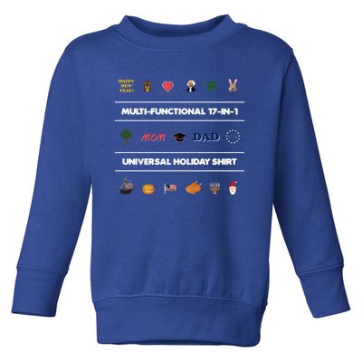 17giftingift1 Universal Holiday Pixel Art Cool Gift Toddler Sweatshirt