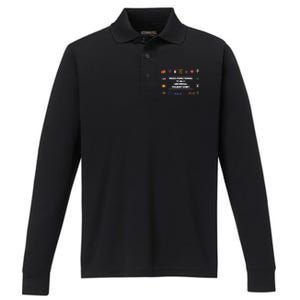 17giftingift1 Universal Holiday Pixel Art (V2) Gift Performance Long Sleeve Polo