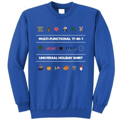 17giftingift1 Universal Holiday Pixel Art Gift Tall Sweatshirt