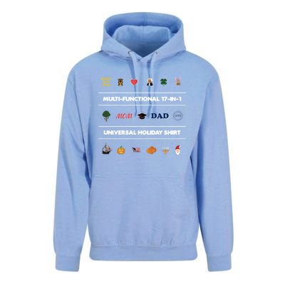 17giftingift1 Universal Holiday Pixel Art Gift Unisex Surf Hoodie