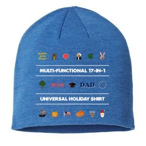 17giftingift1 Universal Holiday Pixel Art Gift Sustainable Beanie