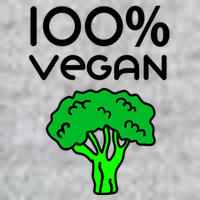 100 % Vegan Long Sleeve Shirt