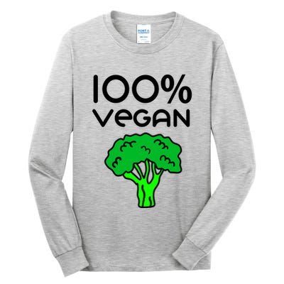 100 % Vegan Tall Long Sleeve T-Shirt