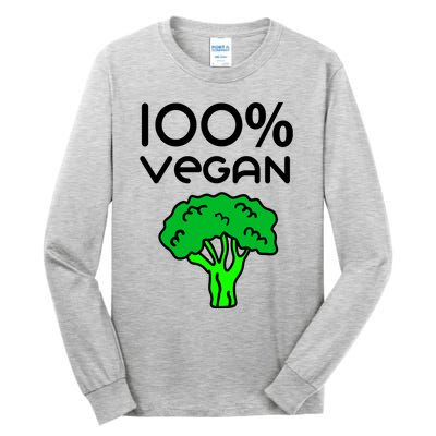 100 % Vegan Tall Long Sleeve T-Shirt