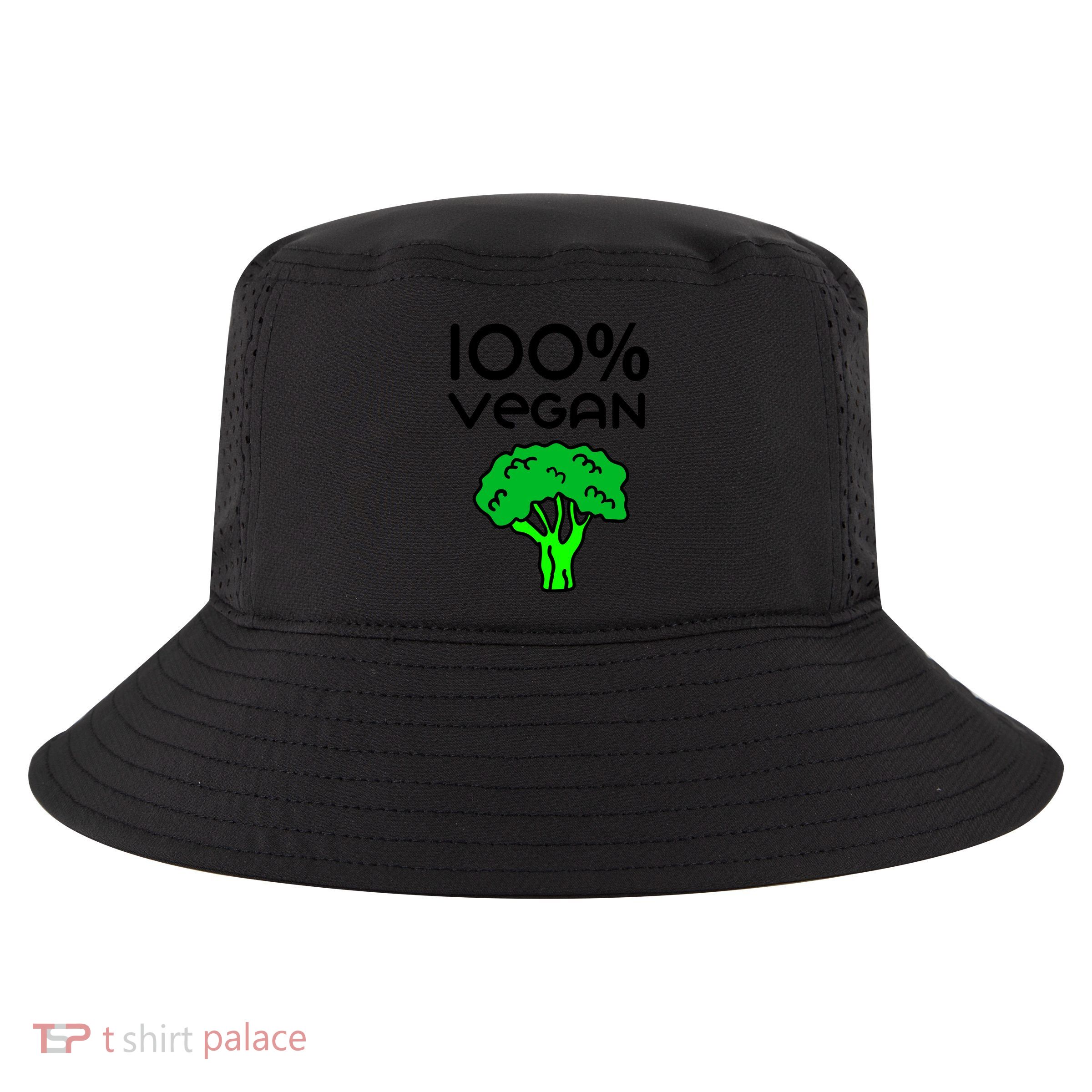 100 % Vegan Cool Comfort Performance Bucket Hat