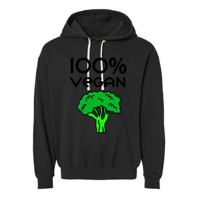 100 % Vegan Garment-Dyed Fleece Hoodie