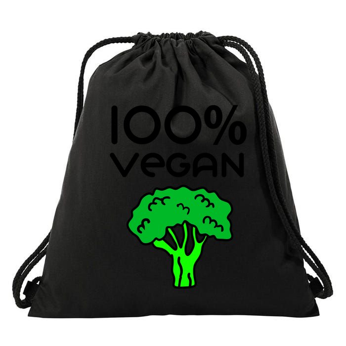 100 % Vegan Drawstring Bag